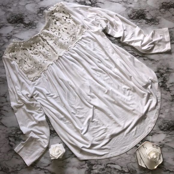 Philosophy crochet Peasant Top - Picture 4 of 4